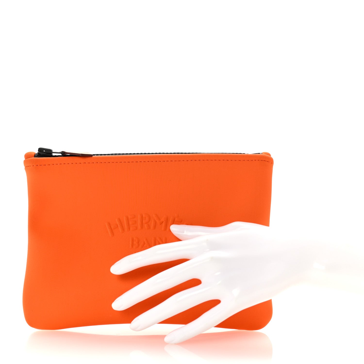 Hermes Neoprene Small Neobain Case Orange 2 of 7