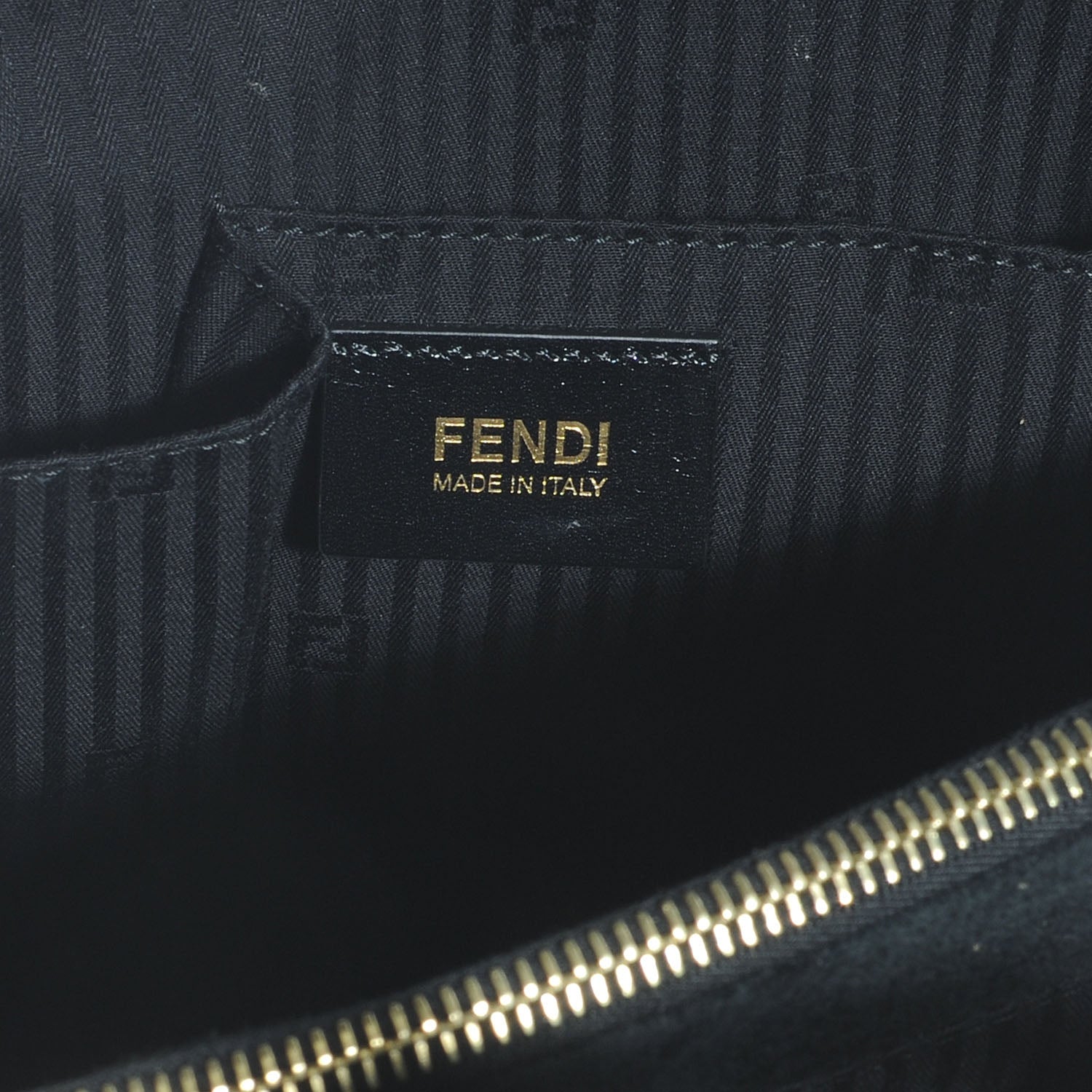 Fendi Vitello Elite Regular 2Jours Tote Black 5 of 7