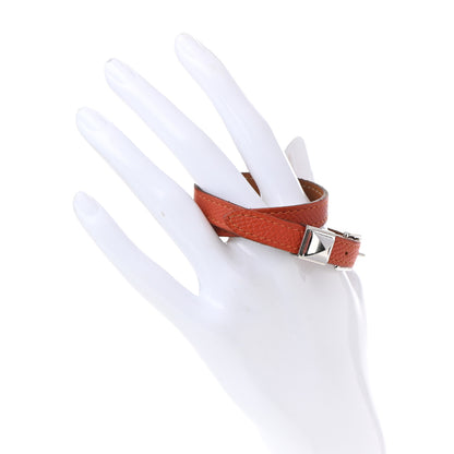 Hermes Epsom Cab Double Tour Bracelet XS Terre Battue 2 of 8