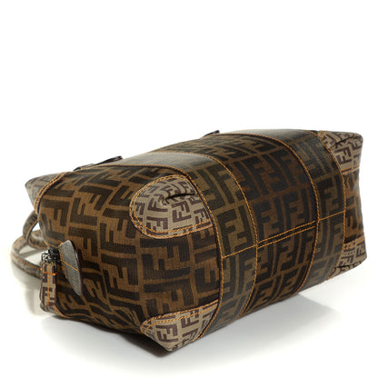 Fendi Zucca Zucchino Mixed Media Boston Tobacco 4 of 10