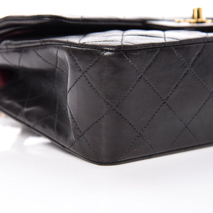 Chanel Lambskin Quilted Small Double Flap Black 6 of 16