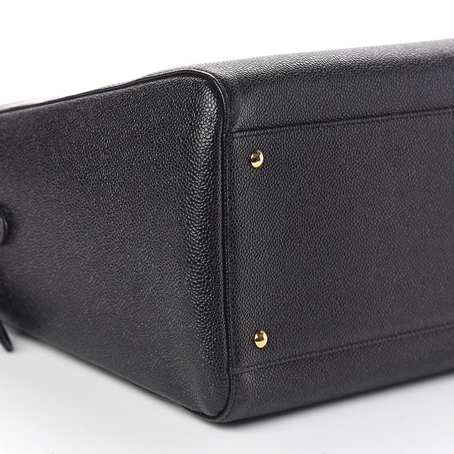 Caviar Large CC Shoulder Bag Black