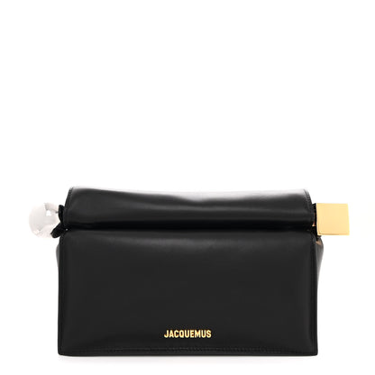 Jacquemus Smooth Calfskin La Pochette Rond Carre Black 1 of 10