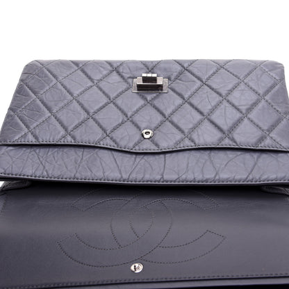 Chanel Aged Calfskin Quilted 2.55 Reissue 227 Flap Grey 12 of 14