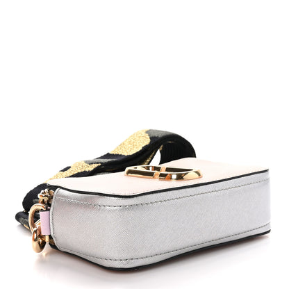 Marc Jacobs Saffiano Small Snapshot Camera Bag Beige Multicolor 4 of 10