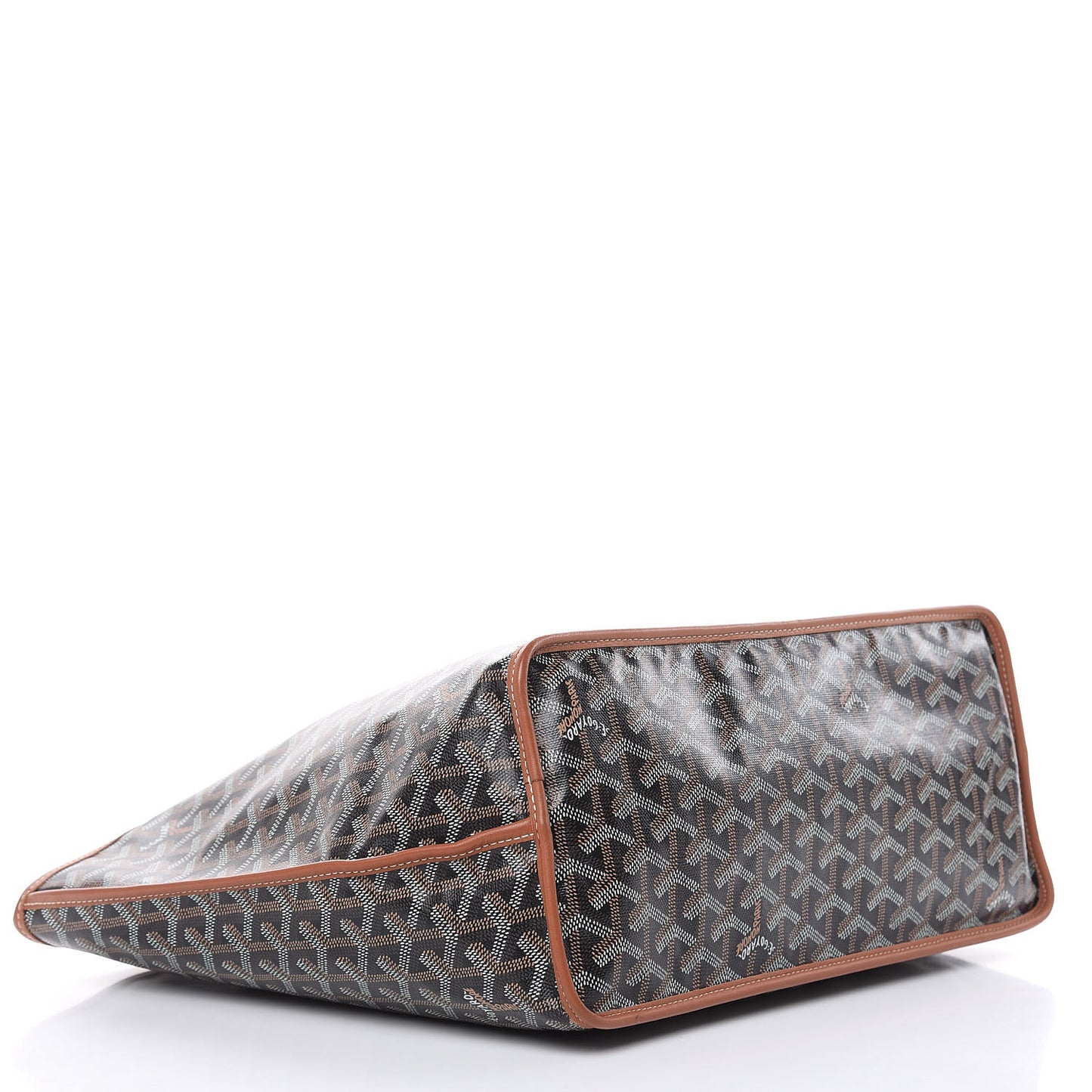 Goyardine Reversible Anjou PM Black Gold