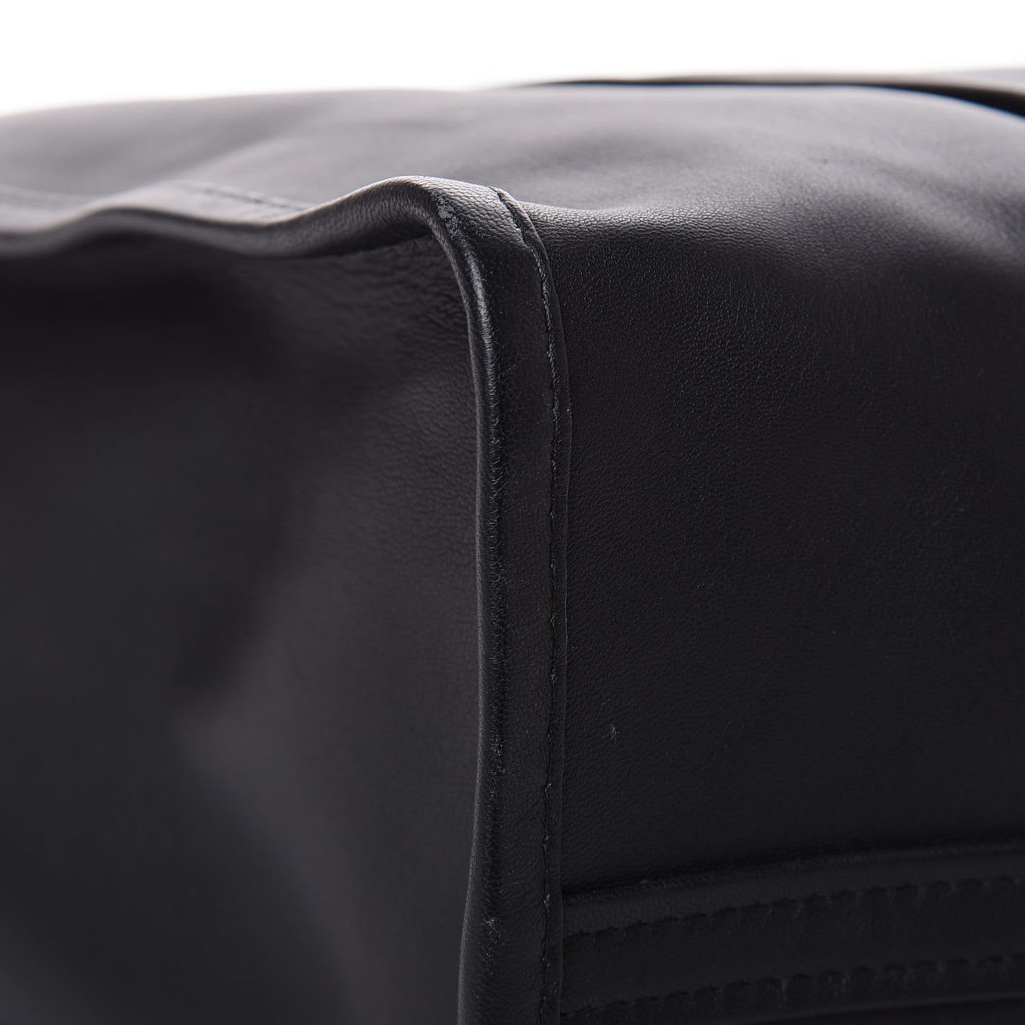 Agneau Medium Bazar Shopper Tote Black