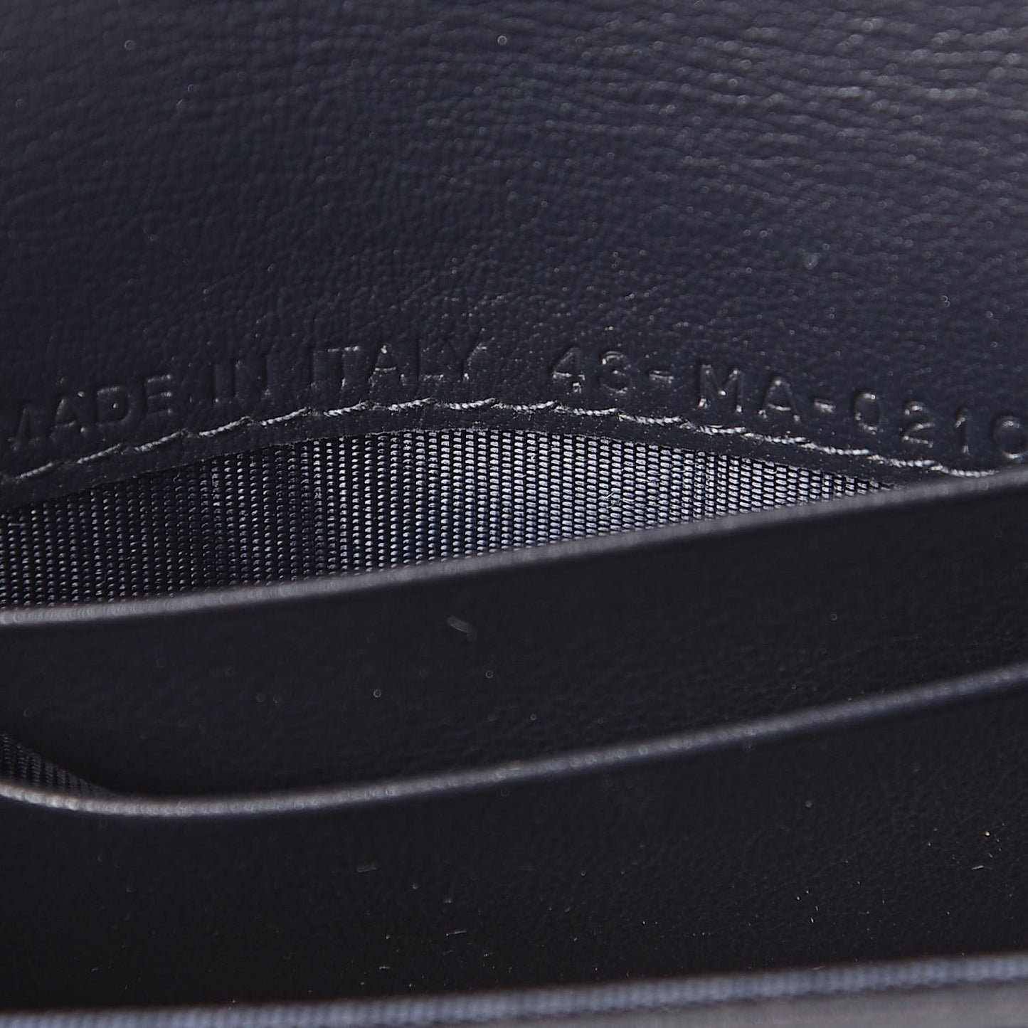 Oblique Saddle Card Holder Blue