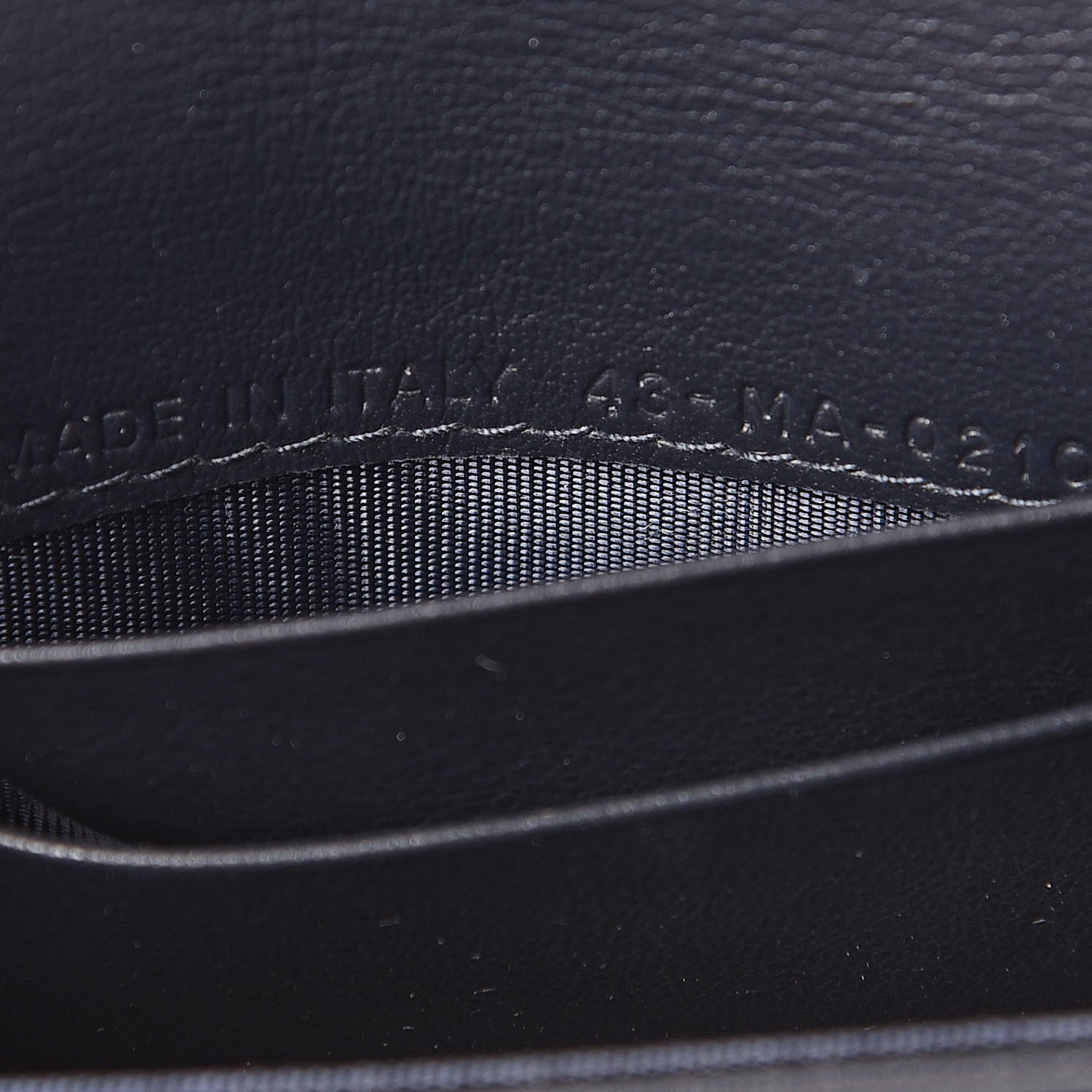 Christian Dior Oblique Saddle Card Holder Blue 7 of 8