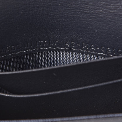 Christian Dior Oblique Saddle Card Holder Blue 7 of 8