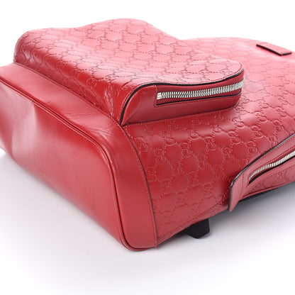 Gucci Guccissima Signature Day Backpack Hibiscus Red 9 of 9