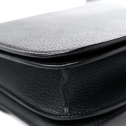 Celine Goatskin Medium Classic Box Flap Bag Black 10 of 14