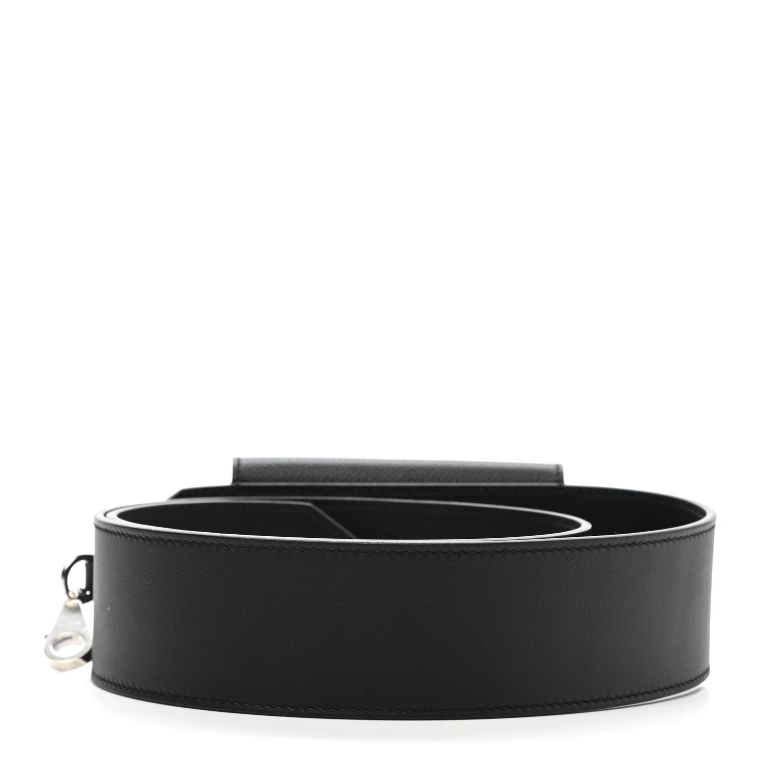 Hermes Swift Epsom Pocket Kelly Shoulder Strap Black 2 of 6