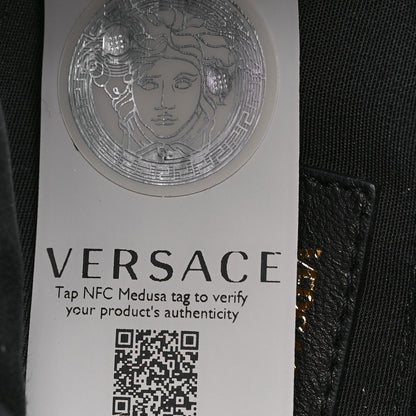 Versace Nappa Quilted Small Medusa Chain Crossbody Black 7 of 10