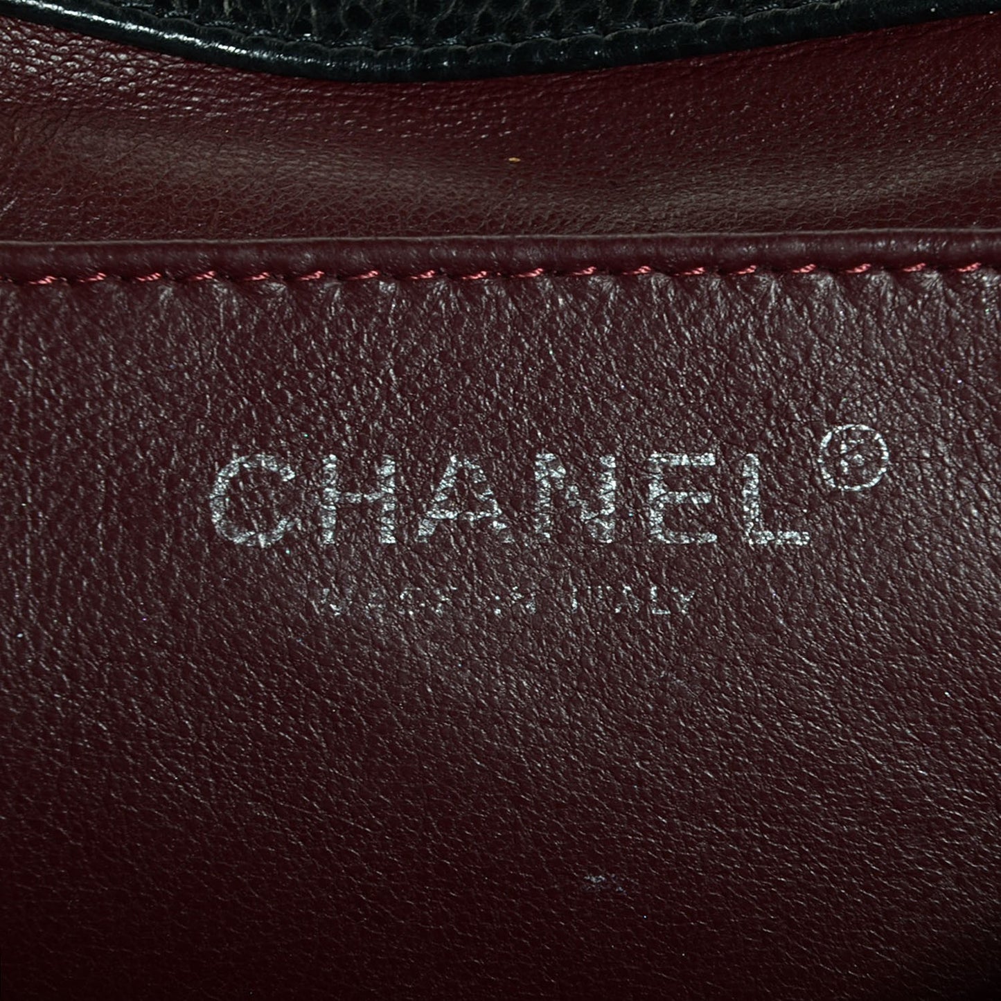 Caviar Quilted Clutch With Chain Flap Black