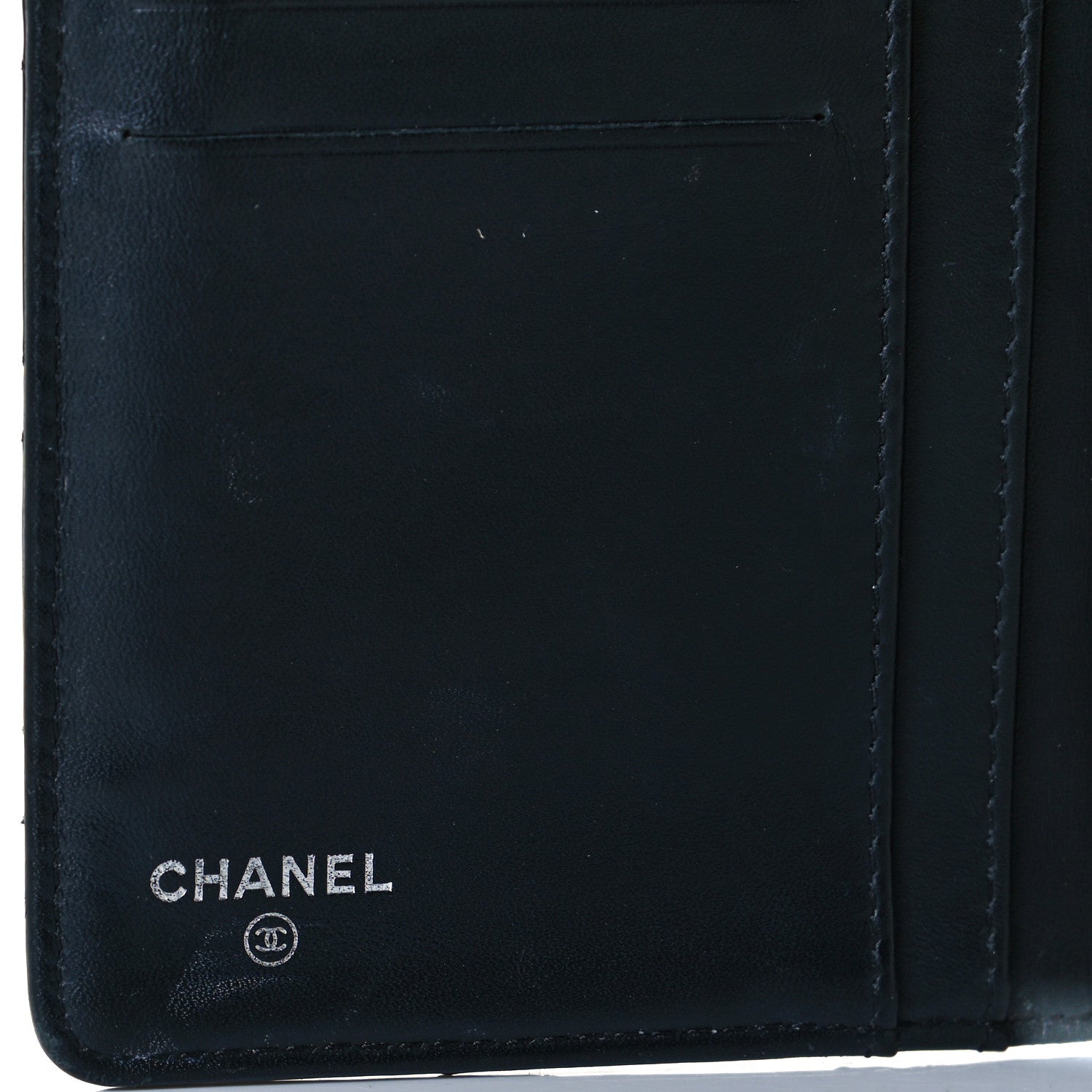Chanel Patent Quilted Brilliant Yen Wallet Black 6 of 10