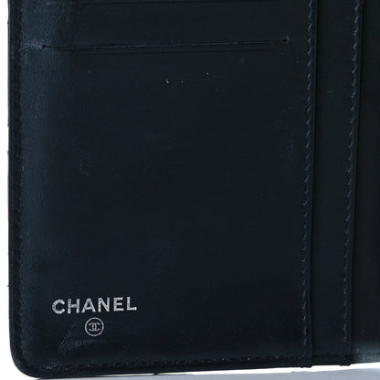 Chanel Patent Quilted Brilliant Yen Wallet Black 6 of 10