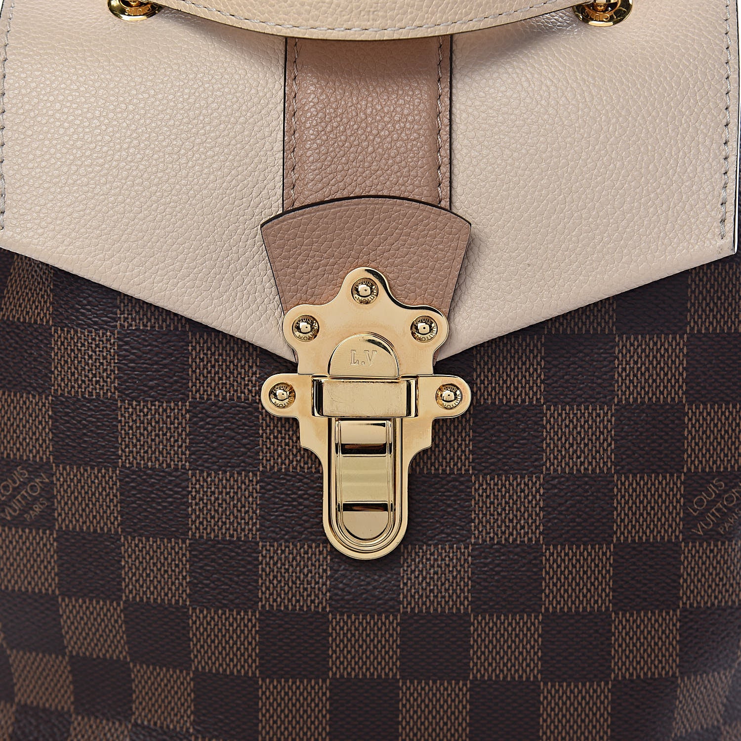 Louis Vuitton Damier Ebene Clapton Backpack Creme 9 of 9