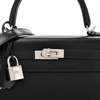 Hermes Box Kelly Sellier 25 Black 8 of 11