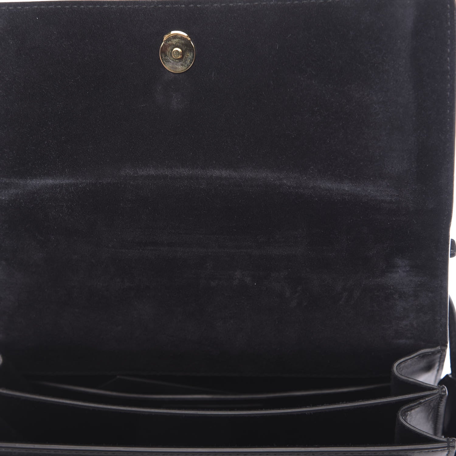 Saint Laurent Calfskin Rock Star Patchwork Medium Monogram Sunset Black 9 of 10