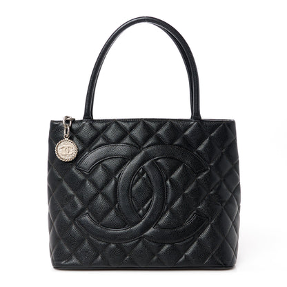 Chanel Caviar Quilted Medallion Tote Black 1 of 12