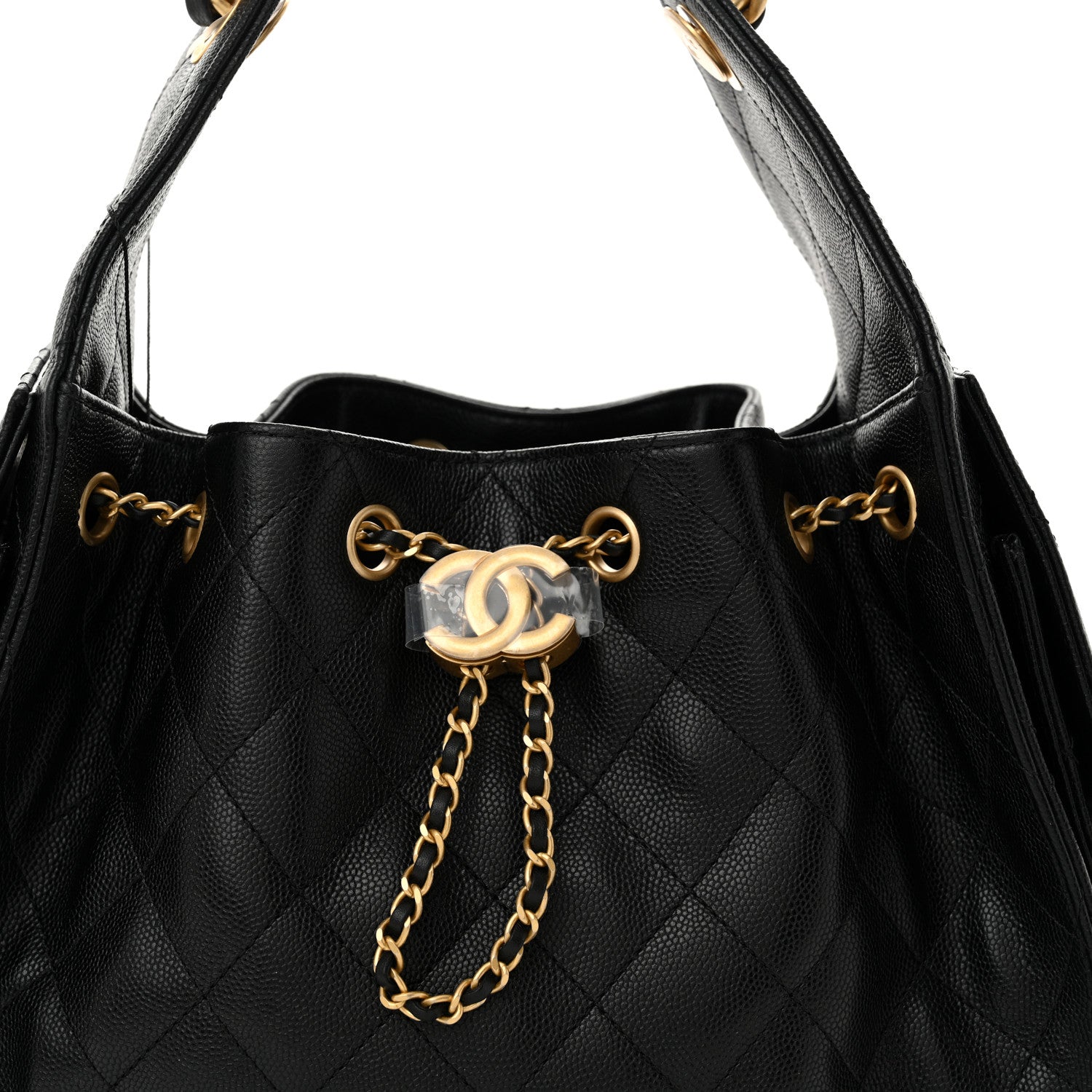 Chanel Caviar Quilted Small Chanel 25 Handbag Black 8 of 11