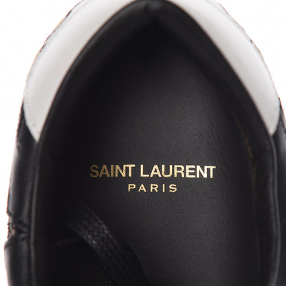 Saint Laurent Nappa Womens Star Court Sneakers 37 Black 5 of 8