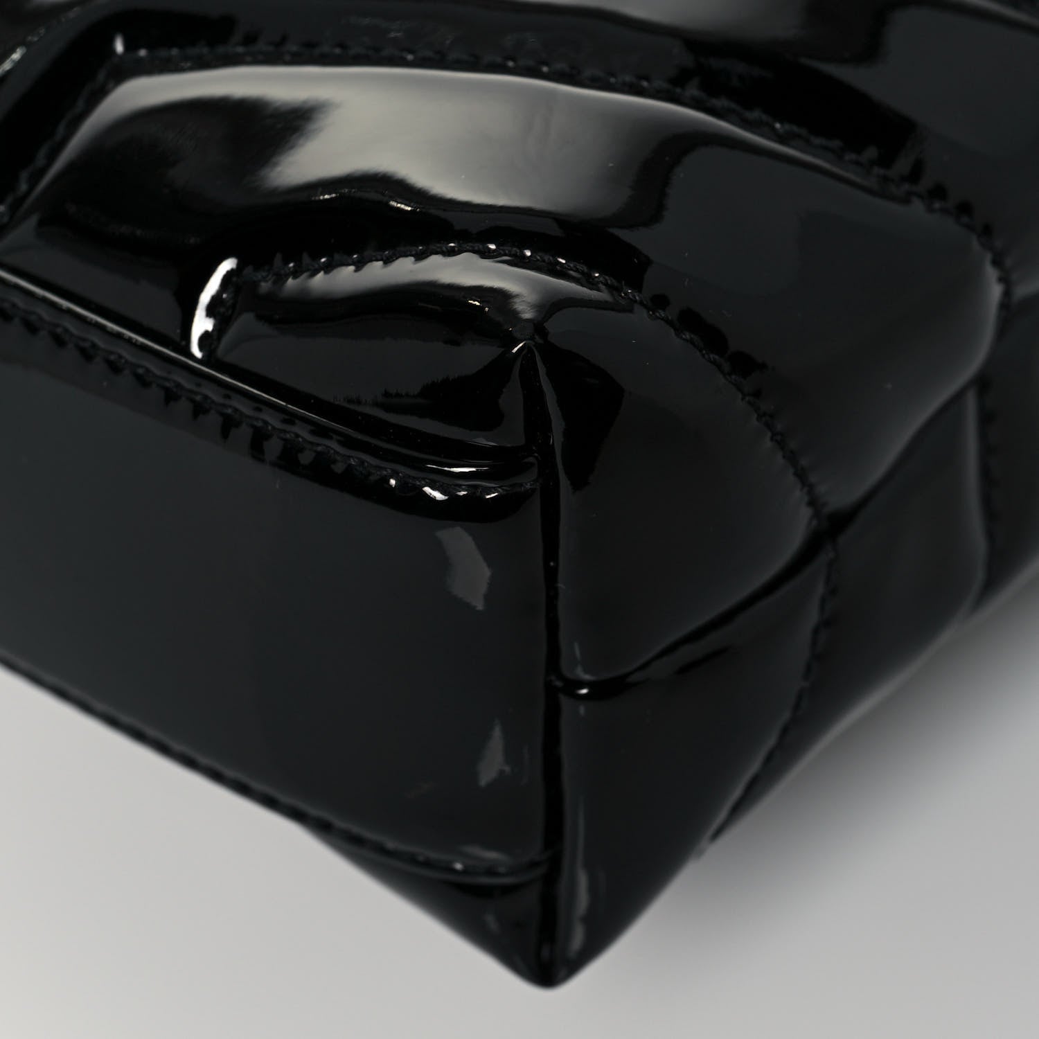 Saint Laurent Patent Y Quilted Monogram Toy Loulou Crossbody Bag Black 12 of 14