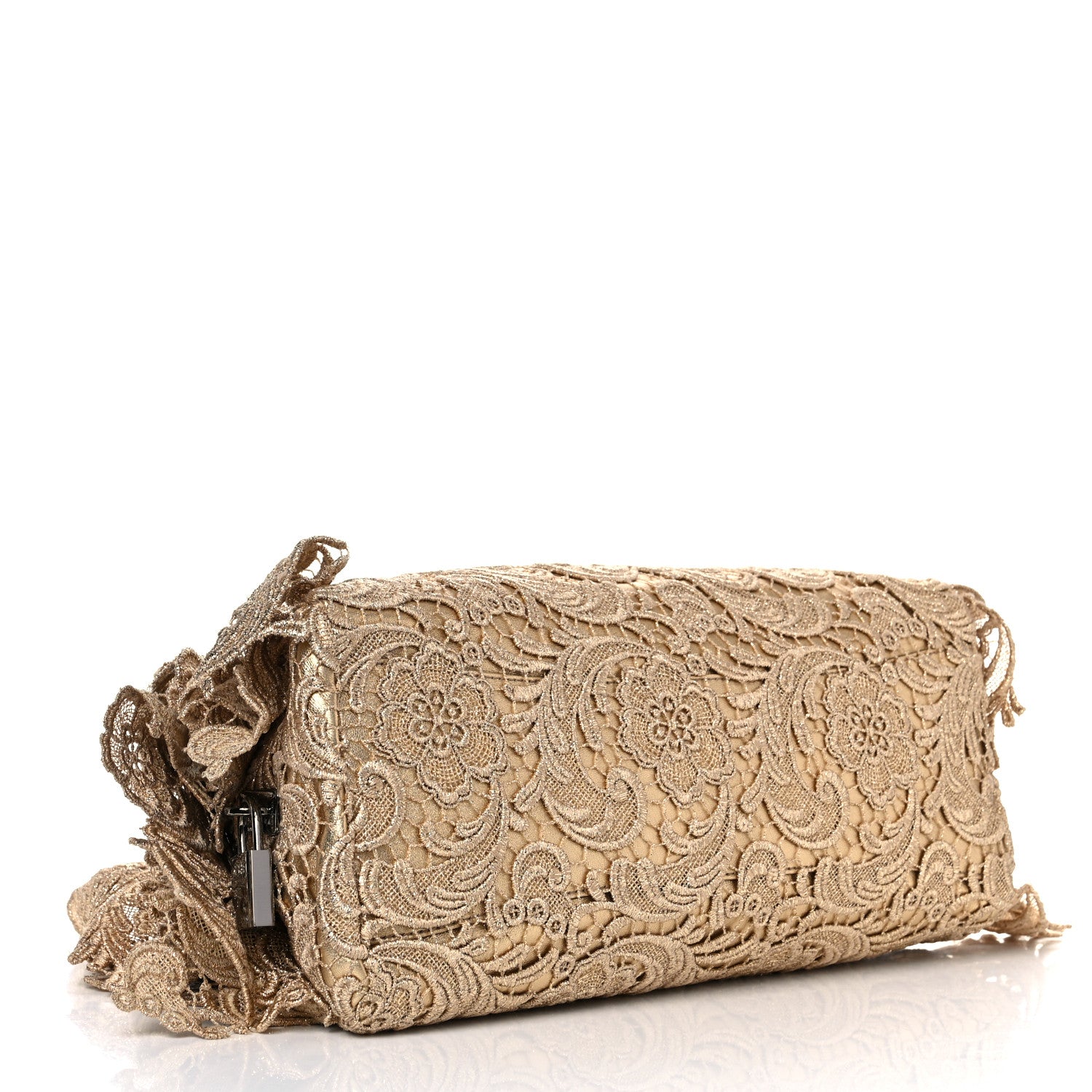Prada Lace Pizzo S Bowler Gold 4 of 11