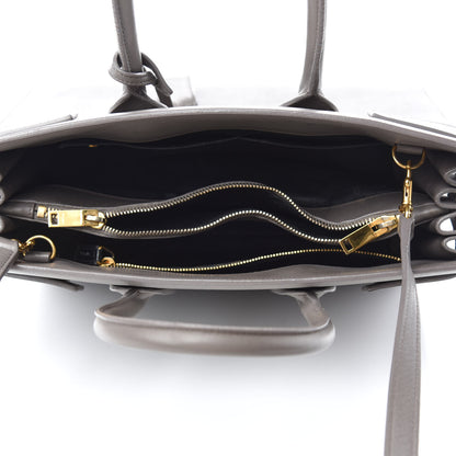 Saint Laurent Calfskin Small Sac De Jour Earth 5 of 11