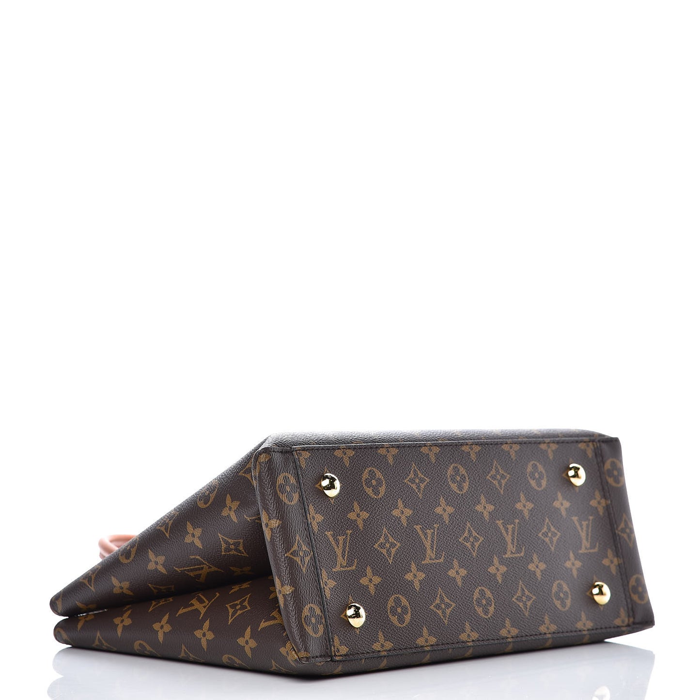 Monogram Flower Tote Caramel