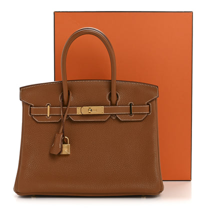 Hermes Togo Birkin 30 Gold 12 of 12