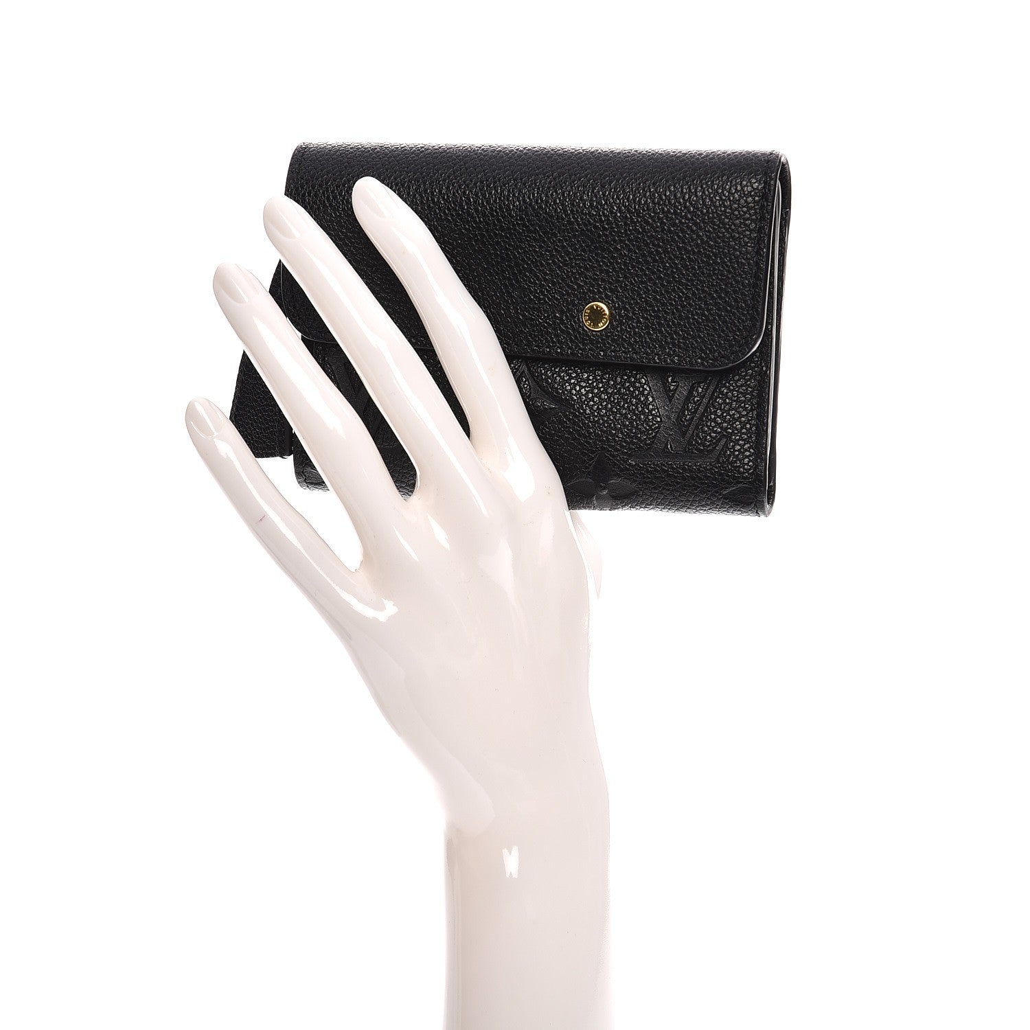 Louis Vuitton Empreinte Pont-Neuf Compact Wallet Black 2 of 7