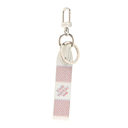 Louis Vuitton Damier Spray Dragonne Key Holder White 1 of 3