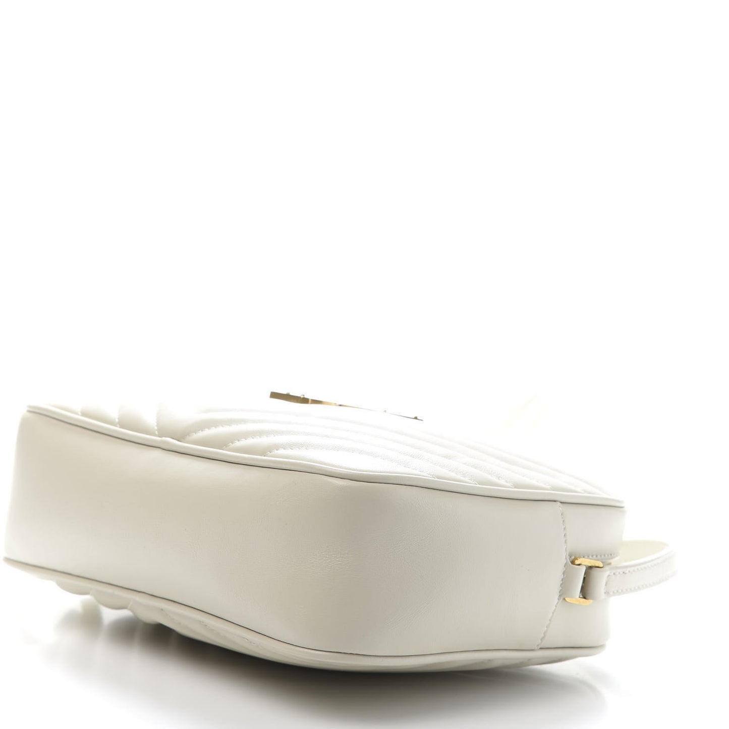 Calfskin Matelasse Monogram Lou Camera Bag Crema Soft