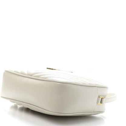 Saint Laurent Calfskin Matelasse Monogram Lou Camera Bag Crema Soft 9 of 12