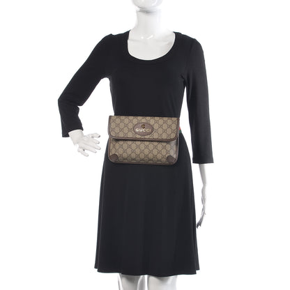 Gucci GG Supreme Monogram Neo Vintage Web Belt Bag Brown 2 of 10