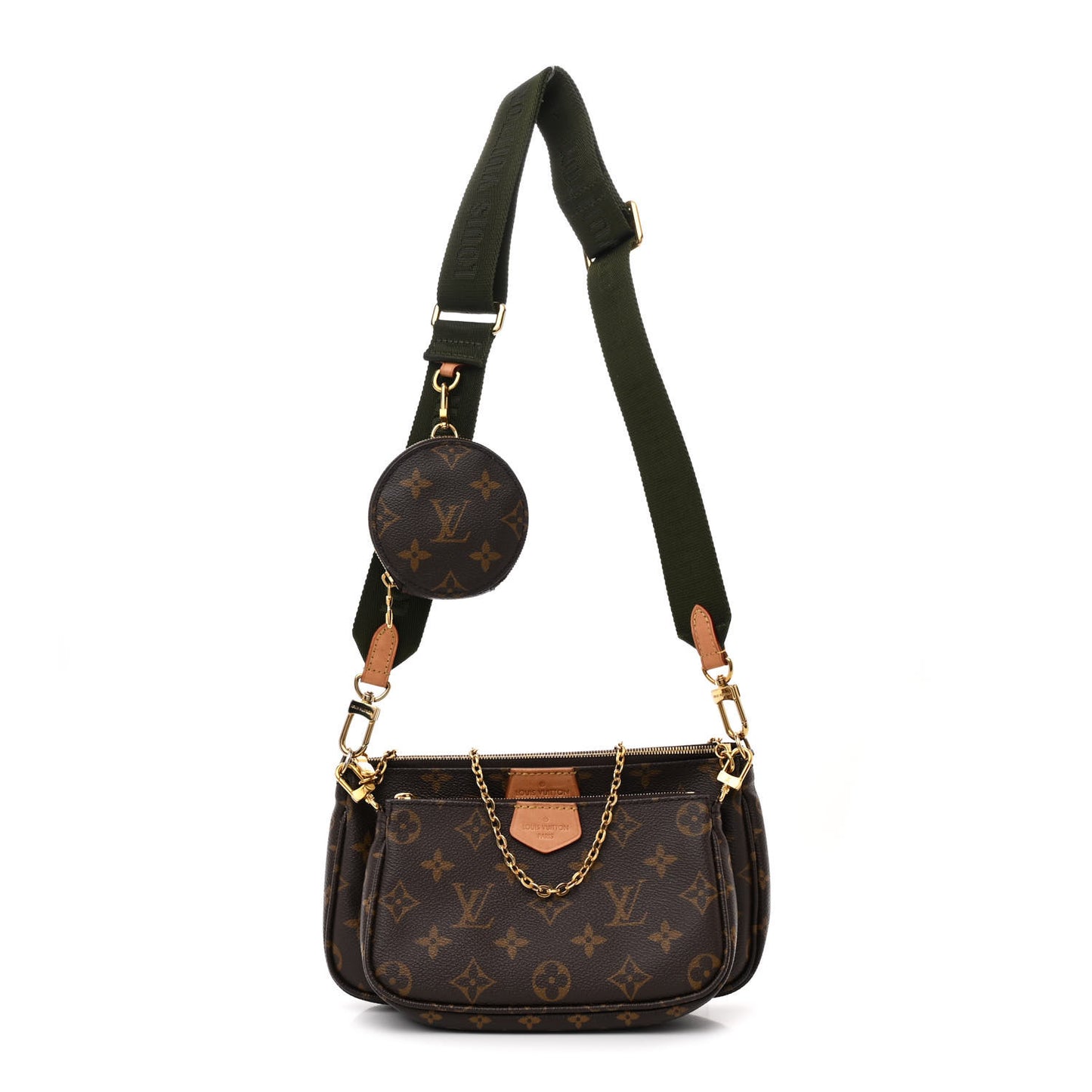 Monogram Multi Pochette Accessories Kaki