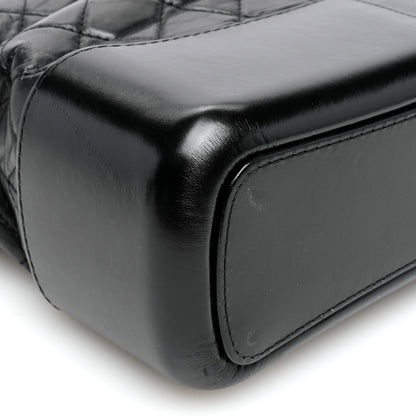 Chanel Aged Calfskin Quilted Medium Gabrielle Hobo Black 9 of 10