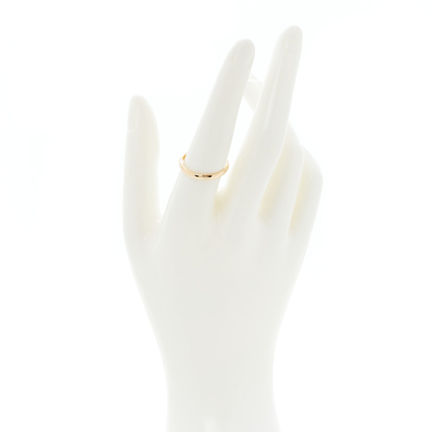 18K Yellow Gold 2.5mm 1895 Wedding Band Ring 58 8.25