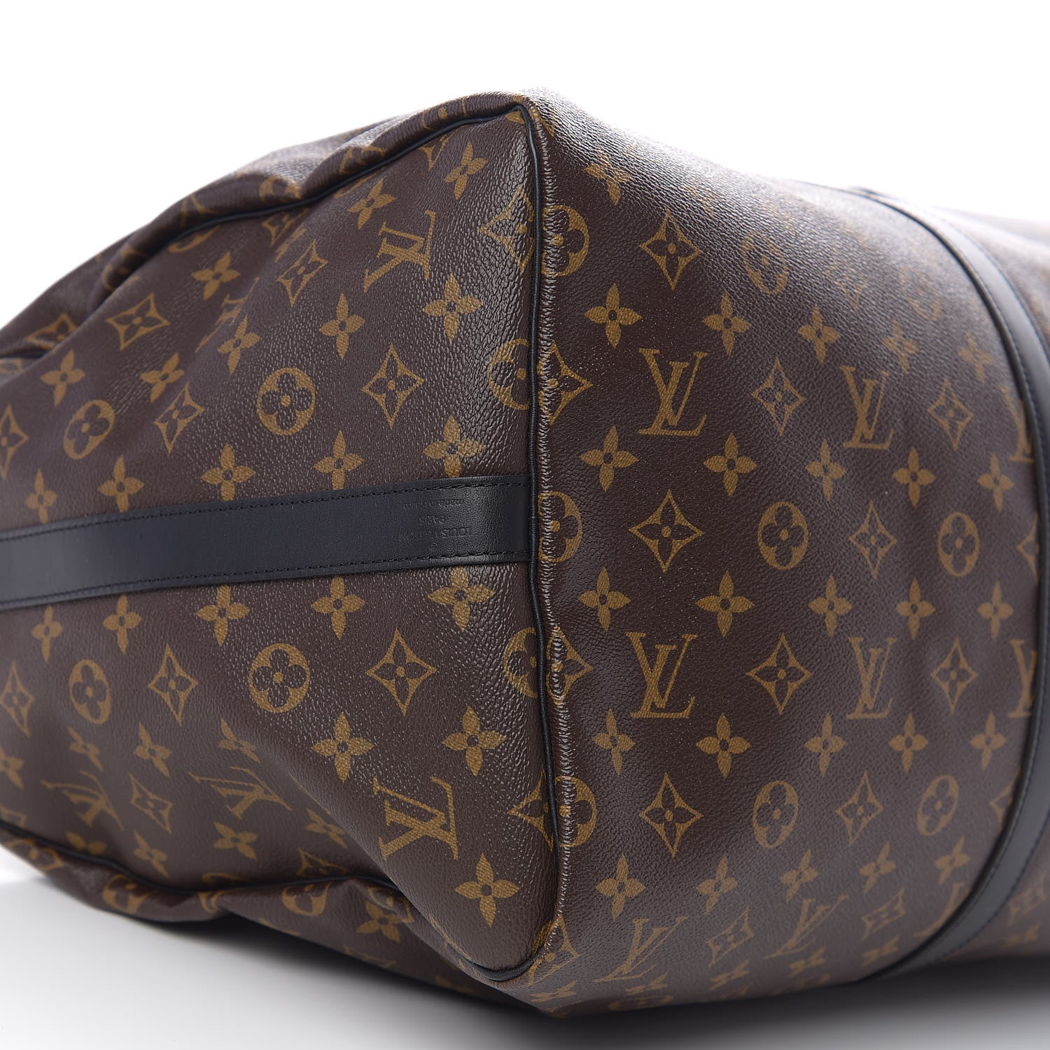 Louis Vuitton Monogram Macassar Keepall Bandouliere 55 6 of 9