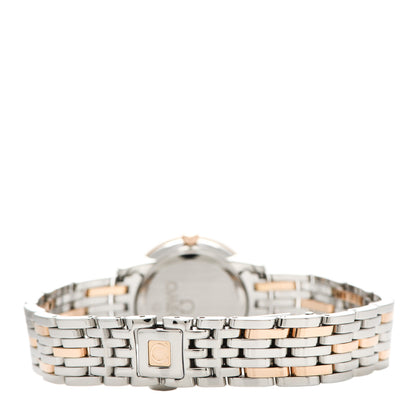 Omega Stainless Steel 18K Red Gold Mother of Pearl 24mm De Ville Prestige Quartz Watch 424.20.24.60.05.002 3 of 5