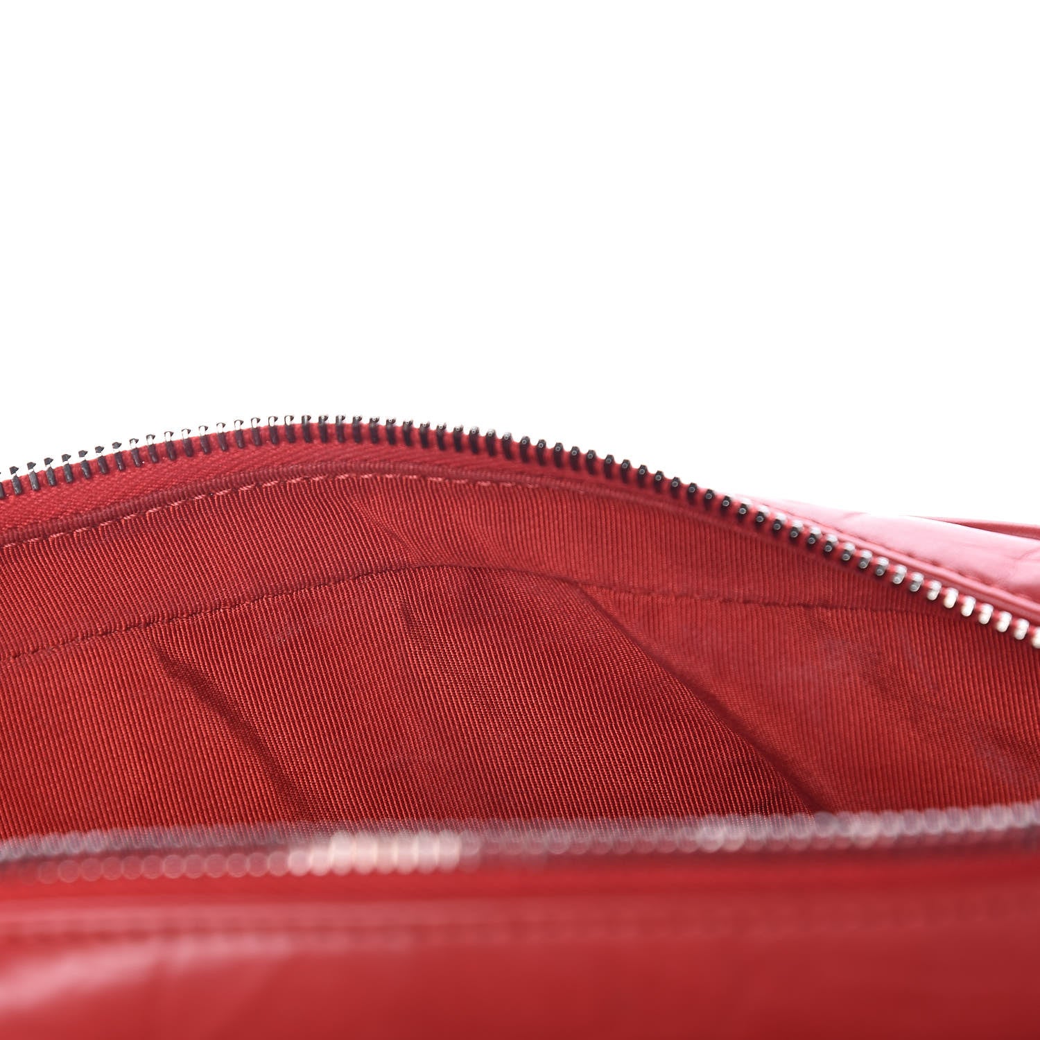 Chanel Aged Calfskin Quilted Medium Chain Detail Flap Red 15 of 15