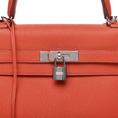 Hermes Togo Kelly Retourne 35 Capucine 10 of 10