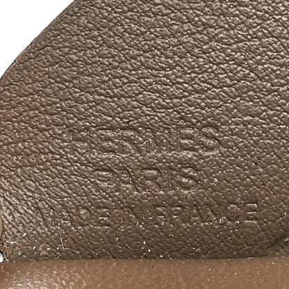 Hermes Milo Lambskin Grigri Rodeo Pegase Horse Bag Charm PM Etoupe 3 of 5