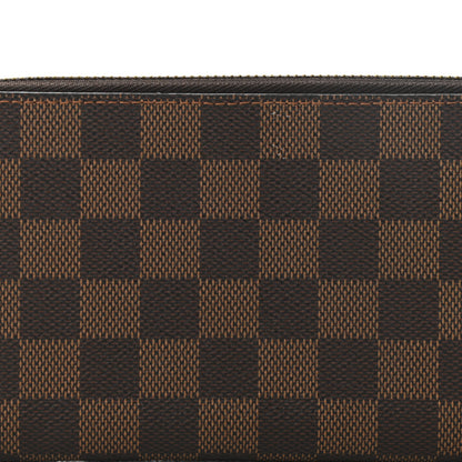 Louis Vuitton Damier Ebene Zippy Wallet Rose Ballerine 7 of 9