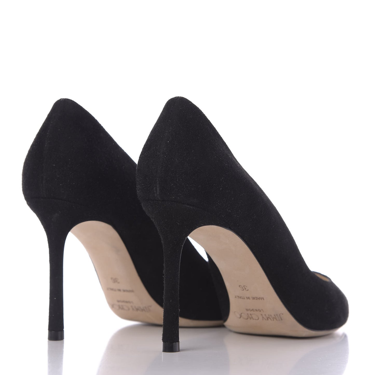 Suede Romy 85 Pumps 36 Black