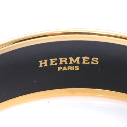 Hermes Enamel Printed Elephant Torana Wide Bracelet 65 4 of 5