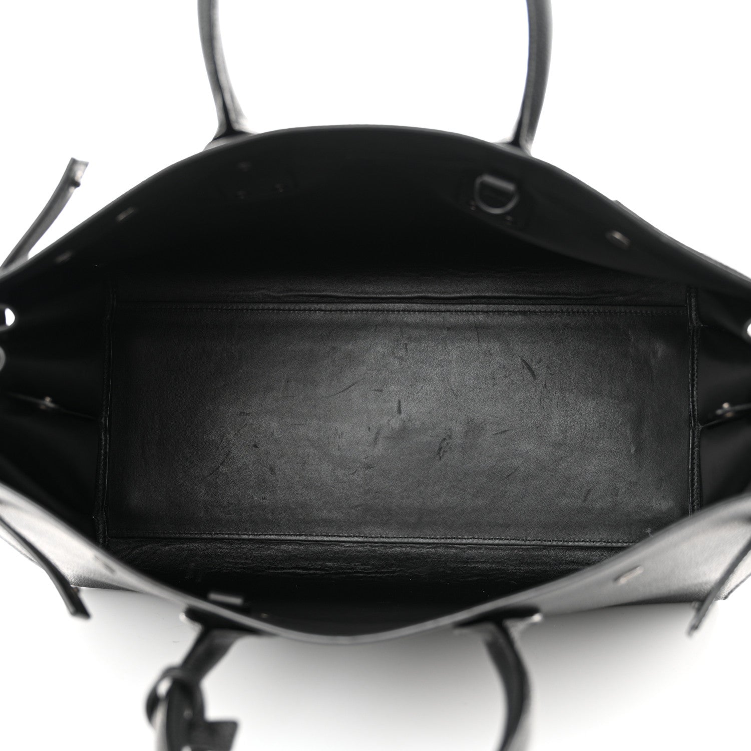 Saint Laurent Grained Calfskin Large Sac De Jour Carryall Black 6 of 20