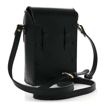 Gucci Dollar Calfskin Vertical Horsebit 1955 Crossbody Bag Black 3 of 15
